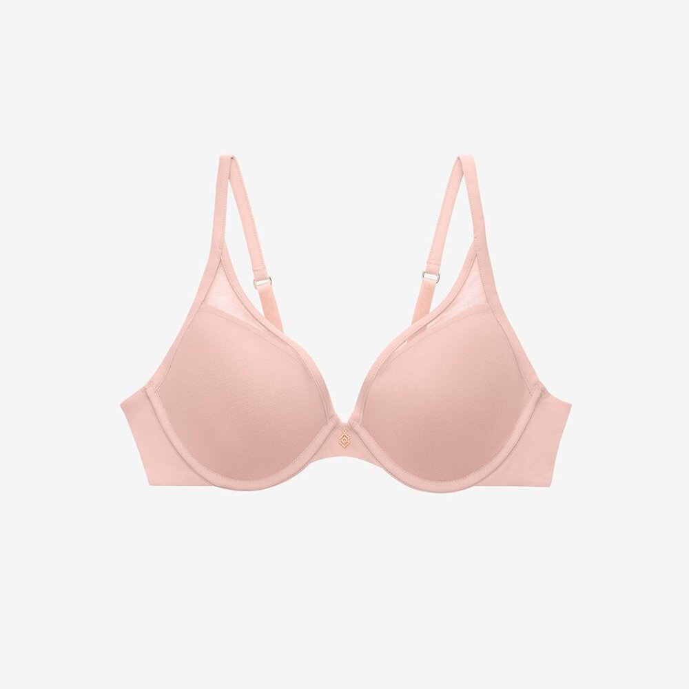 ThirdLove 24/7® Classic Uplift Plunge Bra Size 34B½rose-dust / 34B½